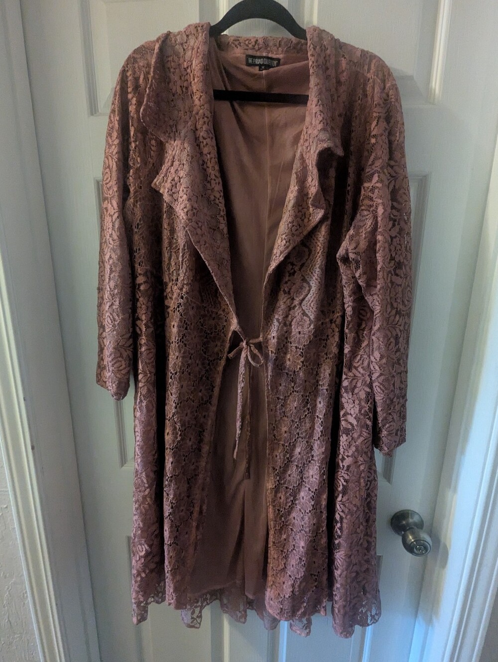 Lace Cardigan - Mauve Pink